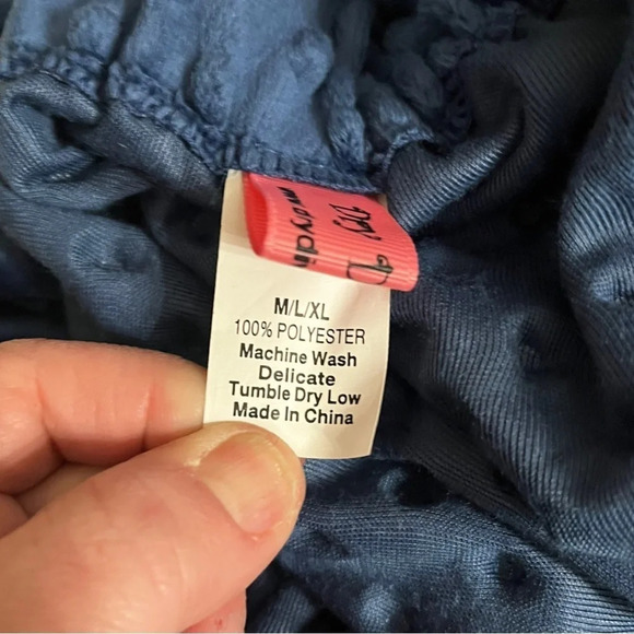 DRY DIVAS Blue Bow Spa Wrap M/L/XL | EUC - Picture 5 of 7